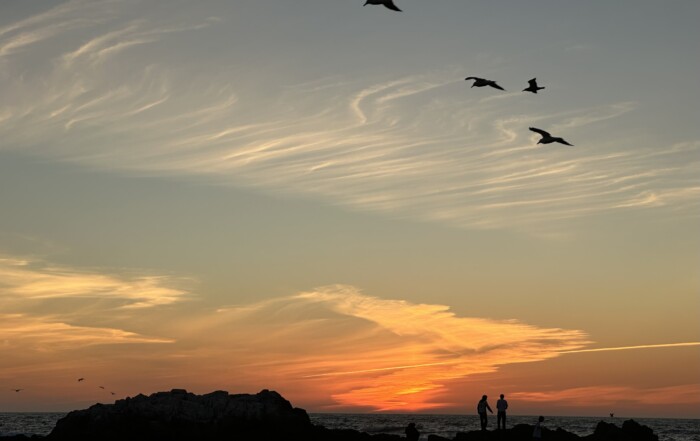 Sunset and Clouds in Pacific Grove